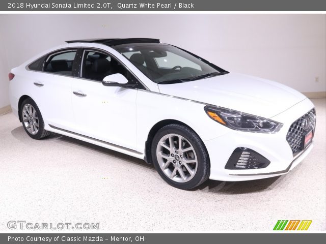 2018 Hyundai Sonata Limited 2.0T in Quartz White Pearl
