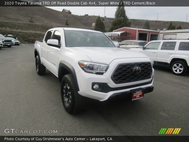 2020 Toyota Tacoma TRD Off Road Double Cab 4x4 in Super White