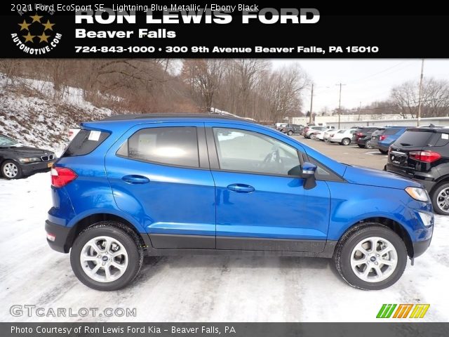 2021 Ford EcoSport SE in Lightning Blue Metallic