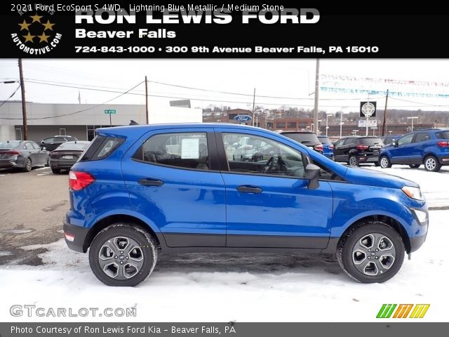 2021 Ford EcoSport S 4WD in Lightning Blue Metallic