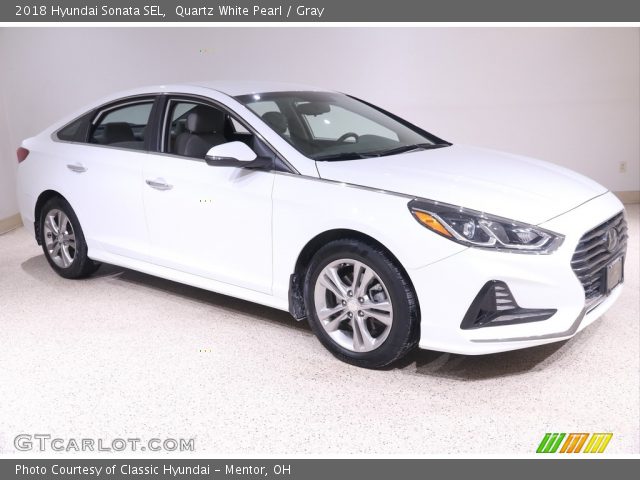 2018 Hyundai Sonata SEL in Quartz White Pearl