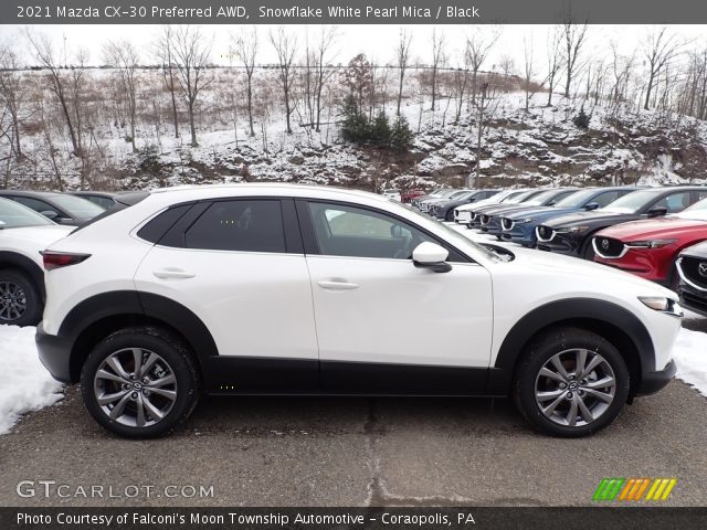 2021 Mazda CX-30 Preferred AWD in Snowflake White Pearl Mica