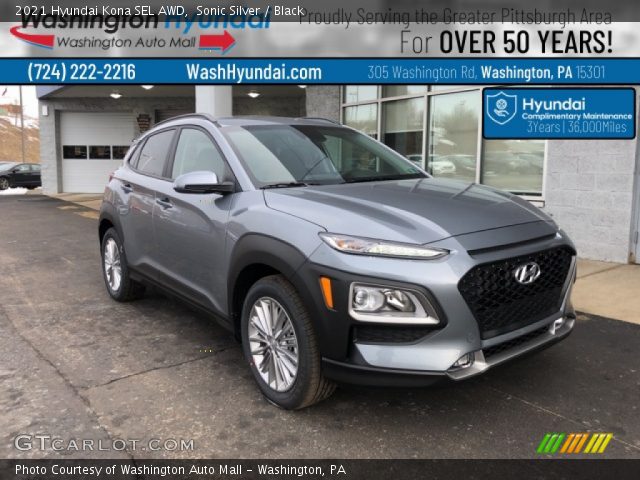 2021 Hyundai Kona SEL AWD in Sonic Silver