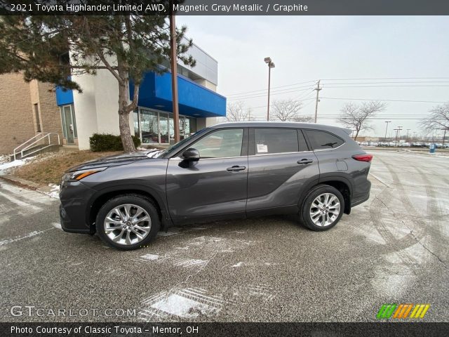 2021 Toyota Highlander Limited AWD in Magnetic Gray Metallic
