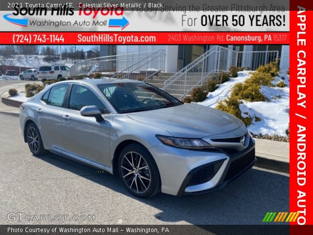 2021 Toyota Camry SE in Celestial Silver Metallic