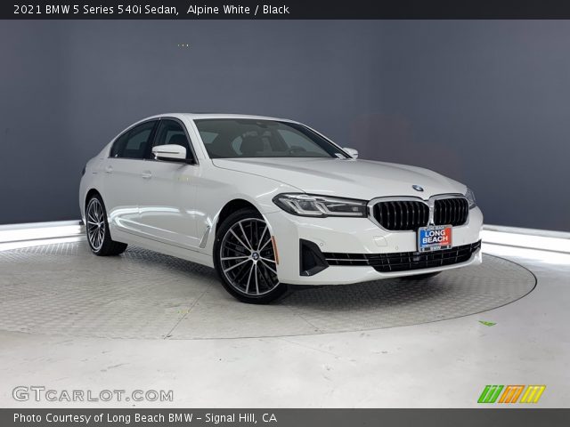 2021 BMW 5 Series 540i Sedan in Alpine White