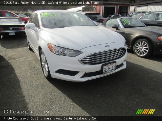 2018 Ford Fusion Hybrid SE in Oxford White