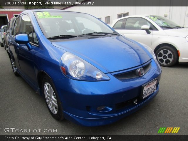 2008 Honda Fit Sport in Vivid Blue Pearl