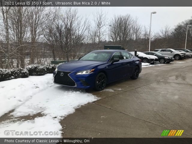 2021 Lexus ES 350 F Sport in Ultrasonic Blue Mica 2.0
