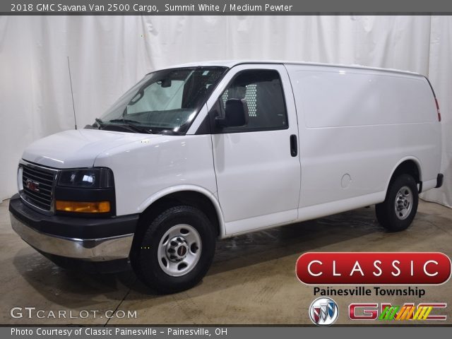 2018 GMC Savana Van 2500 Cargo in Summit White