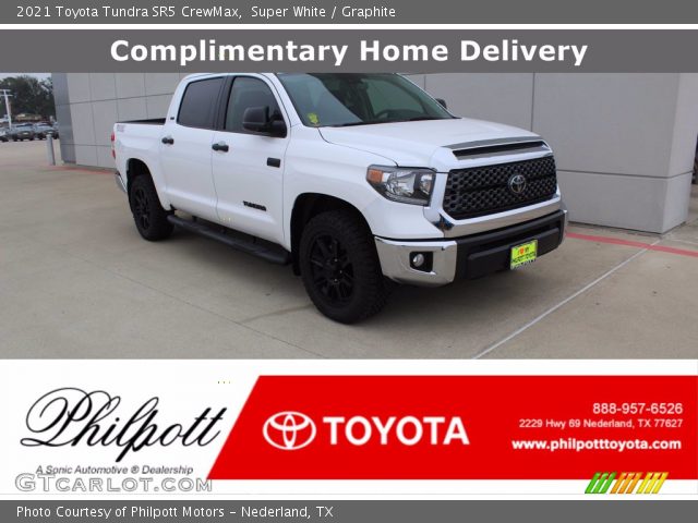 2021 Toyota Tundra SR5 CrewMax in Super White