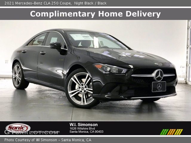 2021 Mercedes-Benz CLA 250 Coupe in Night Black