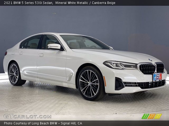 2021 BMW 5 Series 530i Sedan in Mineral White Metallic