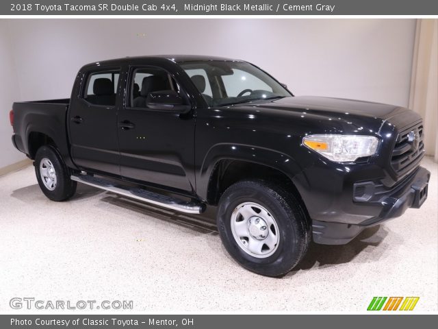 2018 Toyota Tacoma SR Double Cab 4x4 in Midnight Black Metallic