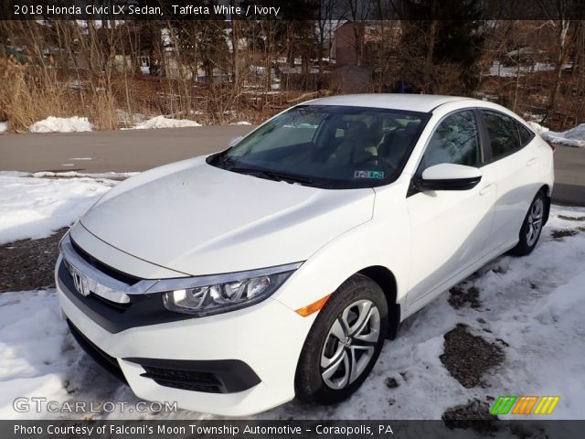 2018 Honda Civic LX Sedan in Taffeta White