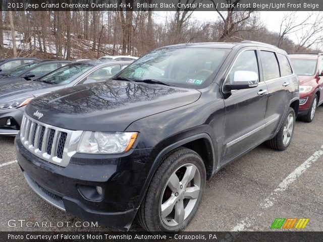 2013 Jeep Grand Cherokee Overland 4x4 in Brilliant Black Crystal Pearl