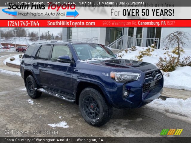 2021 Toyota 4Runner SR5 Premium 4x4 in Nautical Blue Metallic