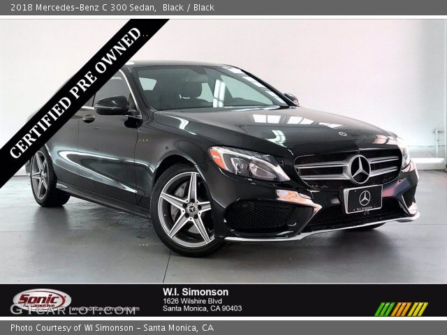 2018 Mercedes-Benz C 300 Sedan in Black