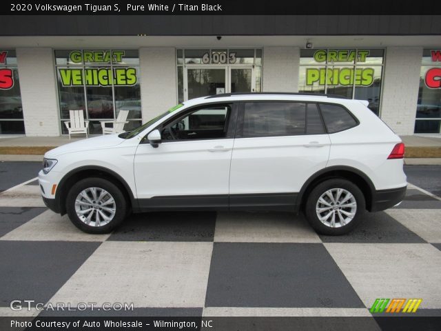 2020 Volkswagen Tiguan S in Pure White