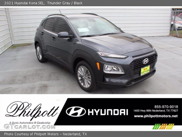 2021 Hyundai Kona SEL in Thunder Gray