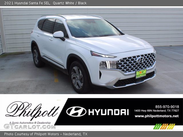 2021 Hyundai Santa Fe SEL in Quartz White