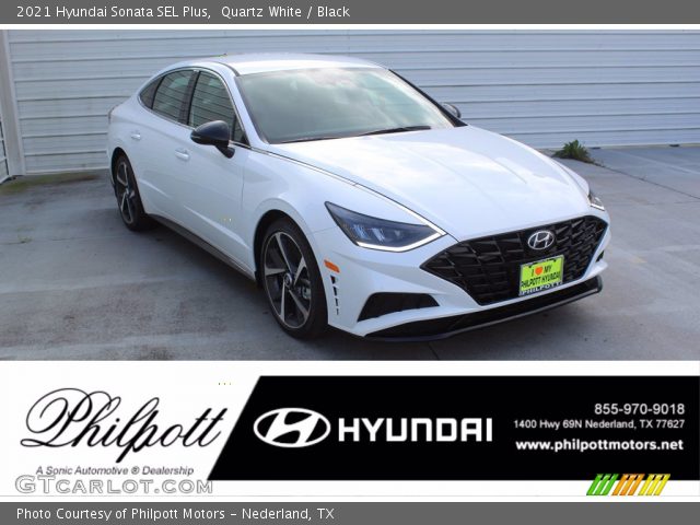 2021 Hyundai Sonata SEL Plus in Quartz White