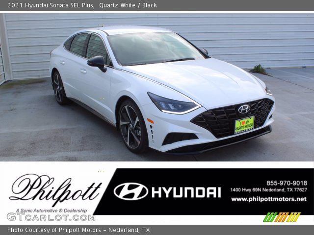 2021 Hyundai Sonata SEL Plus in Quartz White