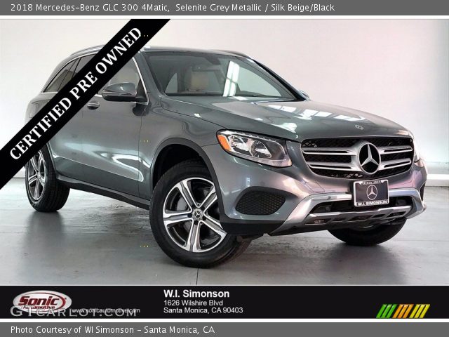 2018 Mercedes-Benz GLC 300 4Matic in Selenite Grey Metallic