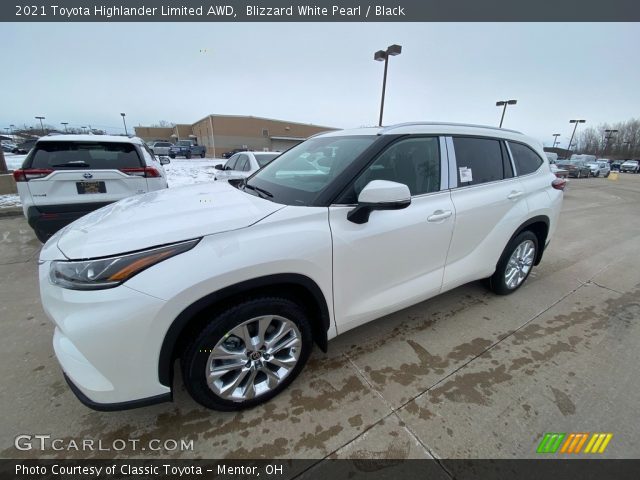 2021 Toyota Highlander Limited AWD in Blizzard White Pearl