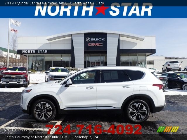 2019 Hyundai Santa Fe Limited AWD in Quartz White