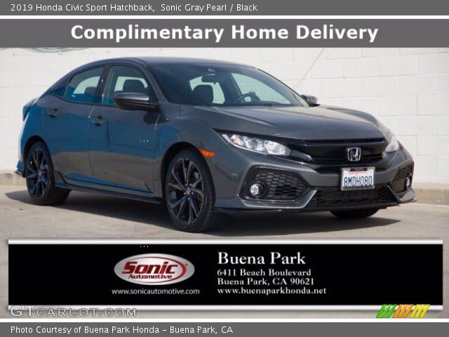 2019 Honda Civic Sport Hatchback in Sonic Gray Pearl