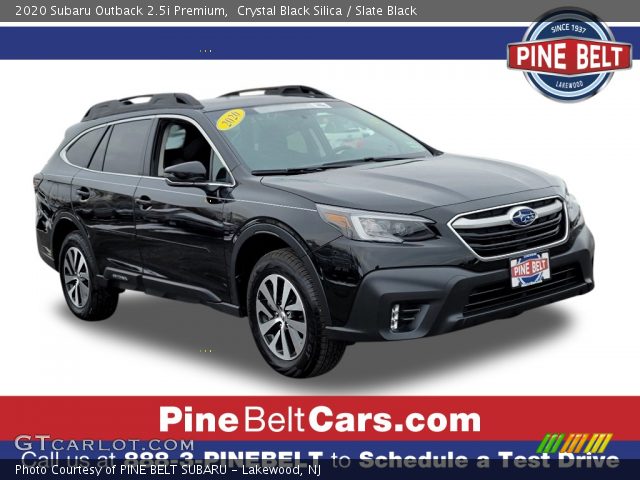 2020 Subaru Outback 2.5i Premium in Crystal Black Silica