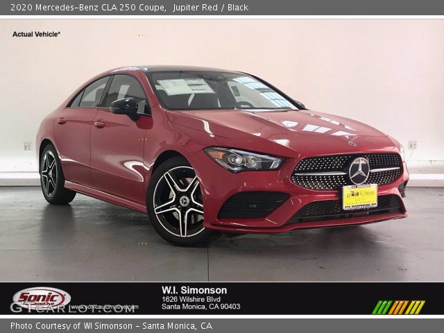2020 Mercedes-Benz CLA 250 Coupe in Jupiter Red
