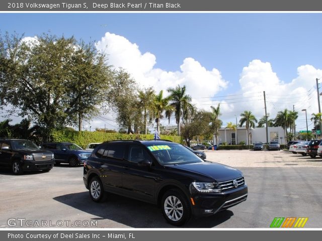 2018 Volkswagen Tiguan S in Deep Black Pearl