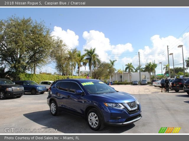 2018 Nissan Rogue S in Caspian Blue