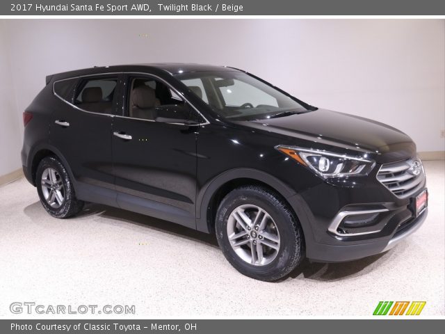 2017 Hyundai Santa Fe Sport AWD in Twilight Black