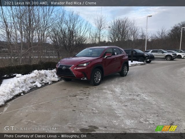 2021 Lexus NX 300 AWD in Matador Red Mica