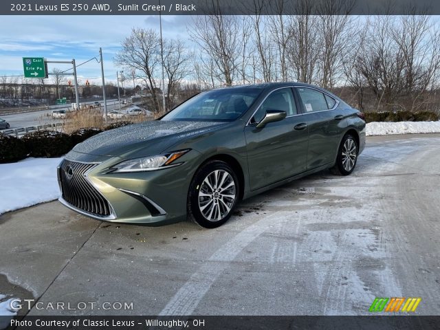 2021 Lexus ES 250 AWD in Sunlit Green