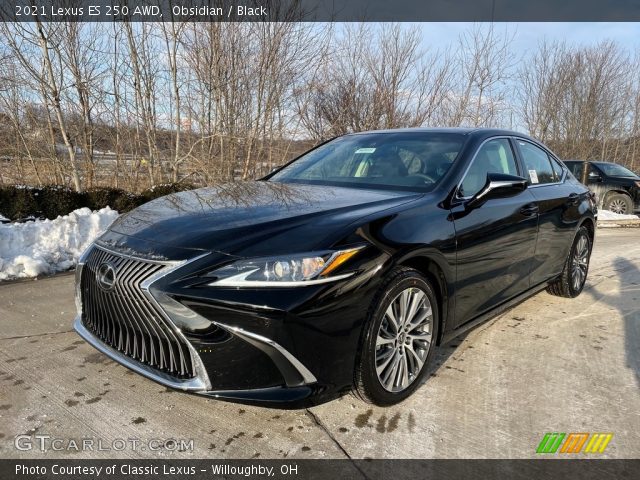 2021 Lexus ES 250 AWD in Obsidian