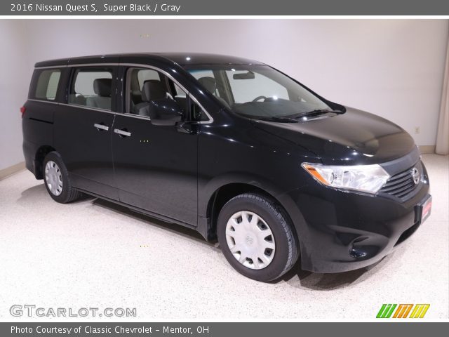 2016 Nissan Quest S in Super Black