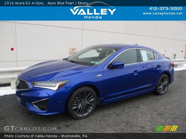 2019 Acura ILX A-Spec in Apex Blue Pearl