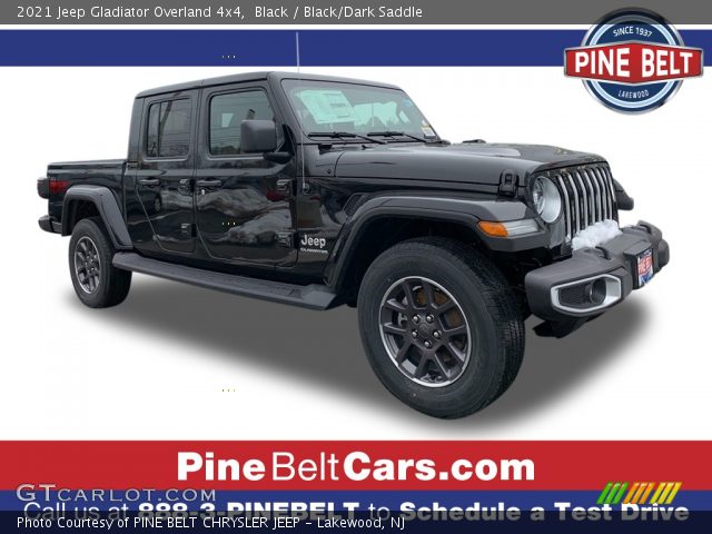 2021 Jeep Gladiator Overland 4x4 in Black