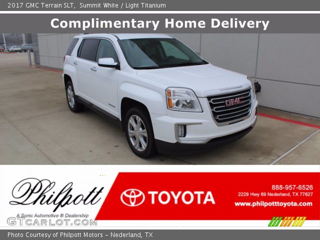 2017 GMC Terrain SLT in Summit White