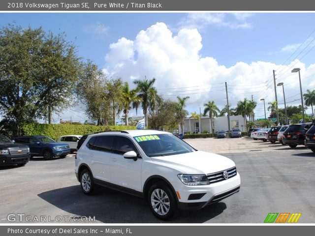 2018 Volkswagen Tiguan SE in Pure White