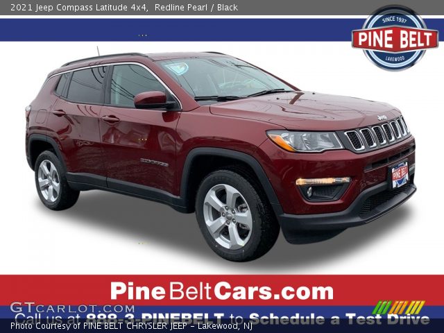 2021 Jeep Compass Latitude 4x4 in Redline Pearl