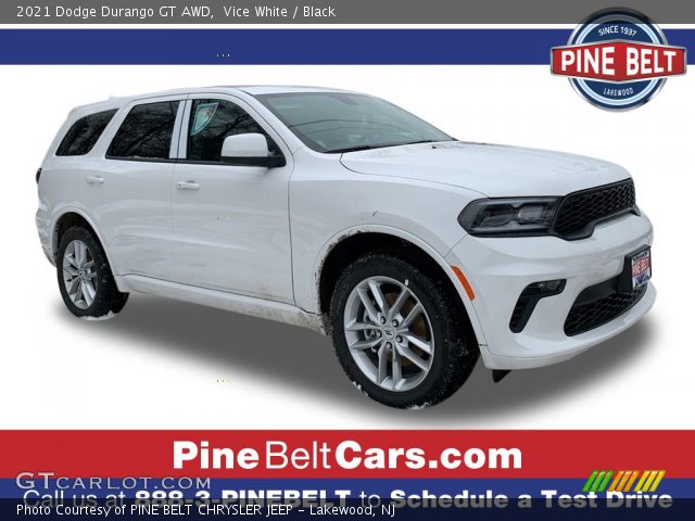 2021 Dodge Durango GT AWD in Vice White
