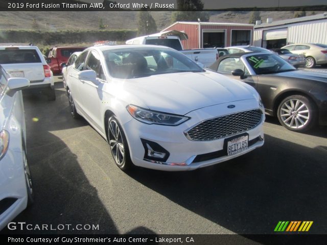 2019 Ford Fusion Titanium AWD in Oxford White