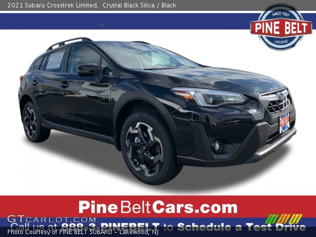 2021 Subaru Crosstrek Limited in Crystal Black Silica