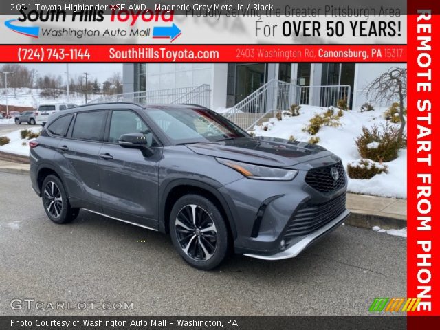 2021 Toyota Highlander XSE AWD in Magnetic Gray Metallic