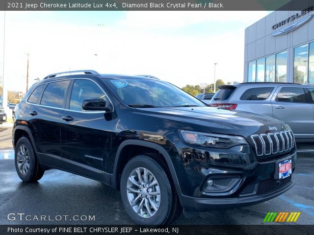 2021 Jeep Cherokee Latitude Lux 4x4 in Diamond Black Crystal Pearl